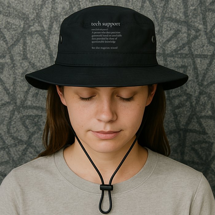 Tech Support Funny Definition Internet Nerd Legacy Cool Fit Booney Bucket Hat