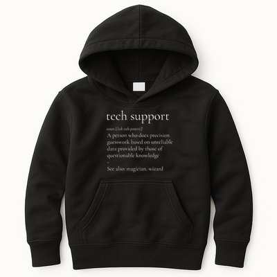 Tech Support Funny Definition Internet Nerd Kids Hoodie