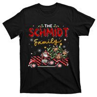 The Schmidt Family Christmas Matching Pajamas Group Gift T-Shirt