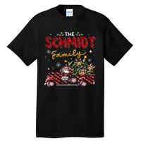 The Schmidt Family Christmas Matching Pajamas Group Gift Tall T-Shirt