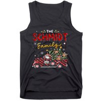 The Schmidt Family Christmas Matching Pajamas Group Gift Tank Top