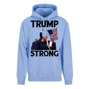 Trump Strong Fist Hand Us Vote Trump 2024 Survives Rally Unisex Surf Hoodie