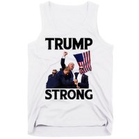 Trump Strong Fist Hand Us Vote Trump 2024 Survives Rally Tank Top