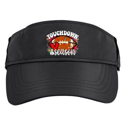 Touchdown Season Football Heart Christmas Adult Drive Performance Visor