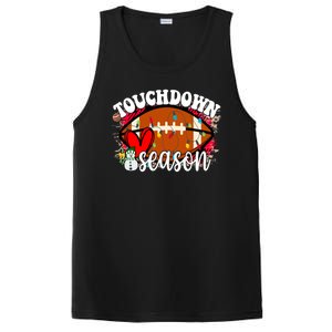 Touchdown Season Football Heart Christmas PosiCharge Competitor Tank