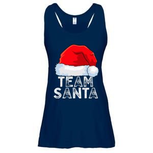 Team Santa Family Tradition Christmas Squad Matching Pajamas Ladies Essential Flowy Tank