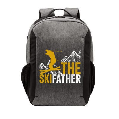 The Ski Father Cool Dad Skiing Adventure Slope Style Design Gift Vector Backpack