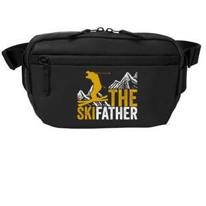 The Ski Father Cool Dad Skiing Adventure Slope Style Design Gift Crossbody Pack