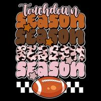 Touch Season Football Lover Cute Retro 16 in Basic Backpack