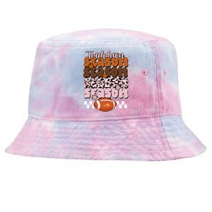 Touch Season Football Lover Cute Retro Tie-Dyed Bucket Hat