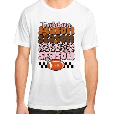 Touch Season Football Lover Cute Retro Adult ChromaSoft Performance T-Shirt