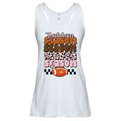 Touch Season Football Lover Cute Retro Ladies Essential Flowy Tank