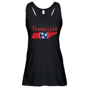 Tennessee State Flag 3 Star Flag Gift Statehood Day Ladies Essential Flowy Tank