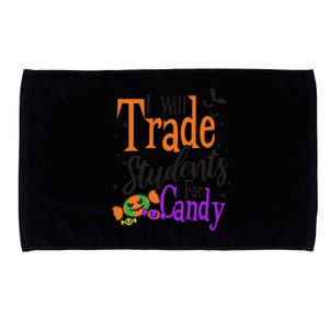 Trade Students For Candy Design Halloween Teacher Meaningful Gift Microfiber Hand Towel