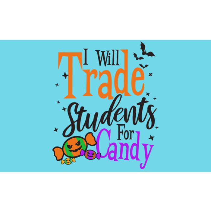 Trade Students For Candy Design Halloween Teacher Meaningful Gift Bumper Sticker