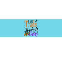 Trade Students For Candy Design Halloween Teacher Meaningful Gift Bumper Sticker