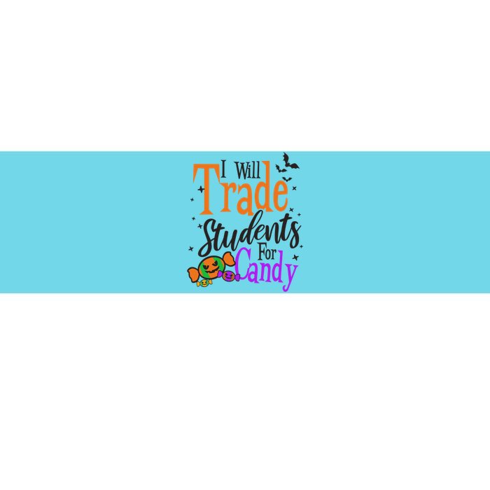 Trade Students For Candy Design Halloween Teacher Meaningful Gift Bumper Sticker