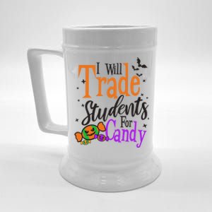 Trade Students For Candy Design Halloween Teacher Meaningful Gift Beer Stein