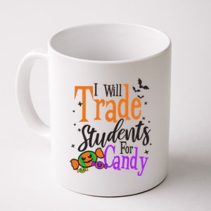 Trade Students For Candy Design Halloween Teacher Meaningful Gift Coffee Mug