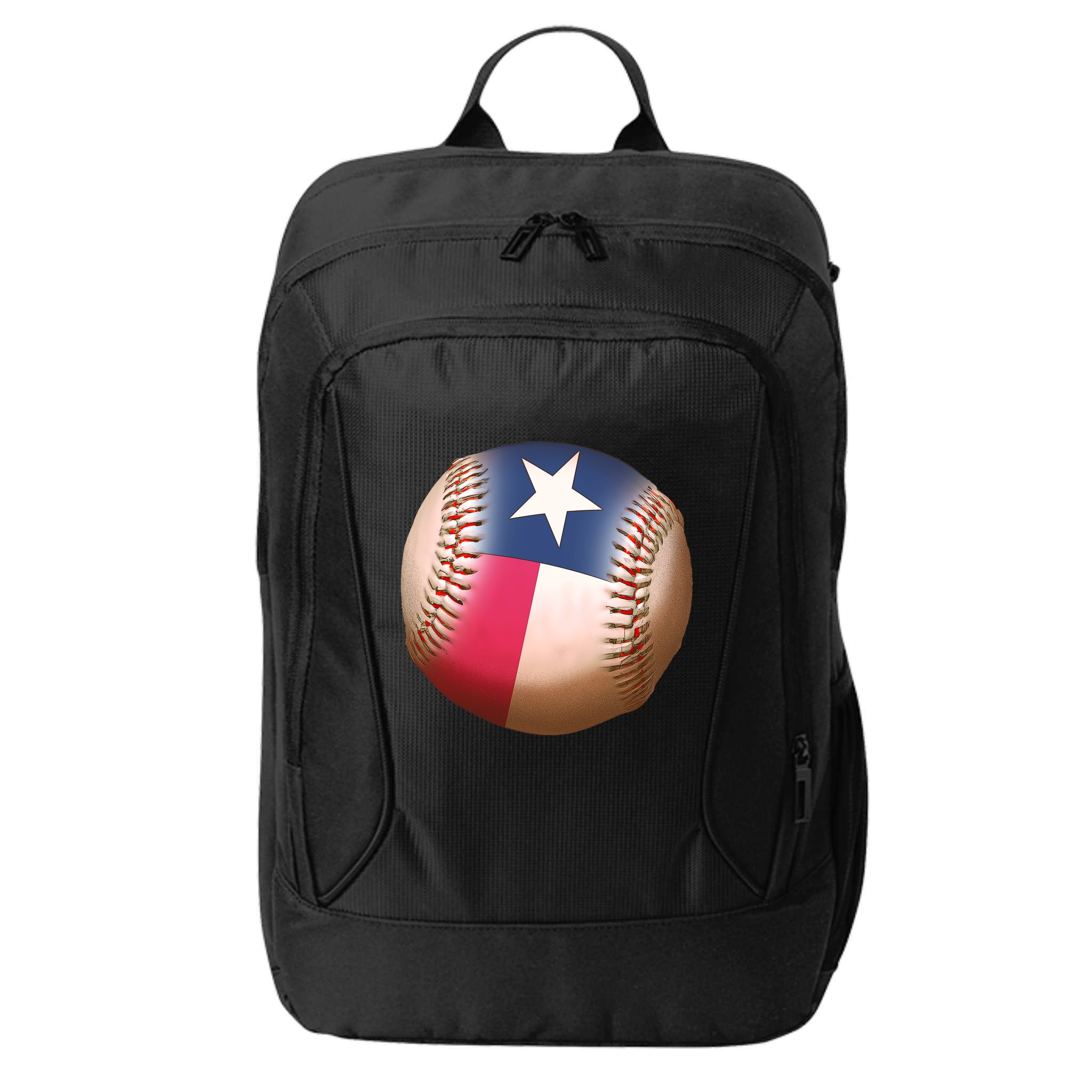 Texas State Flag Baseball Fan City Backpack