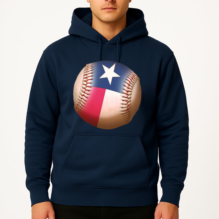 Texas State Flag Baseball Fan Hoodie