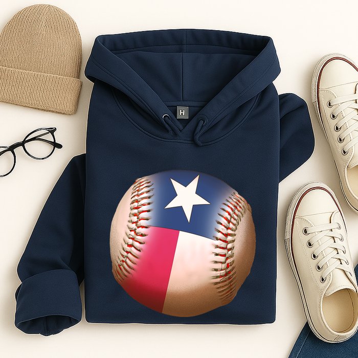 Texas State Flag Baseball Fan Hoodie