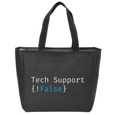 Tech Support  Funny Tech Gifts Tech Zip Tote Bag