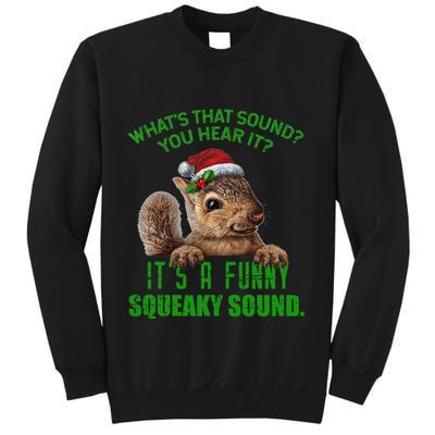 That Sound Funny Squeaky Sound Christmas Squirrel Sweatshirt