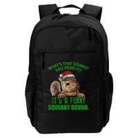 That Sound Funny Squeaky Sound Christmas Squirrel Backpack