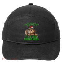 That Sound Funny Squeaky Sound Christmas Squirrel 7-Panel Snapback Hat