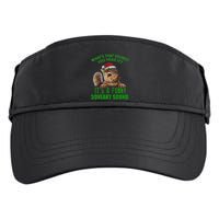 That Sound Funny Squeaky Sound Christmas Squirrel Adult Drive Performance Visor