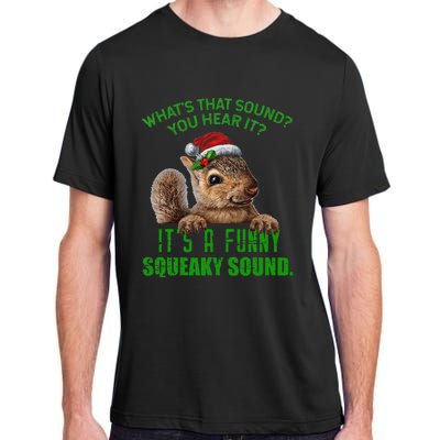 That Sound Funny Squeaky Sound Christmas Squirrel Adult ChromaSoft Performance T-Shirt