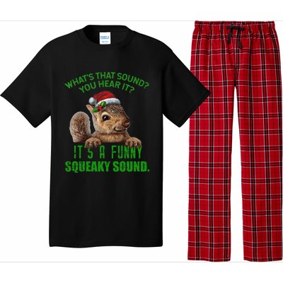 That Sound Funny Squeaky Sound Christmas Squirrel Pajama Set