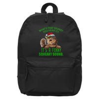 That Sound Funny Squeaky Sound Christmas Squirrel 16 in Basic Backpack