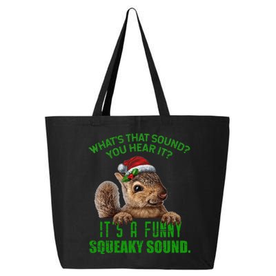 That Sound Funny Squeaky Sound Christmas Squirrel 25L Jumbo Tote