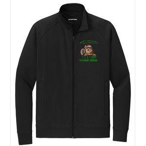 That Sound Funny Squeaky Sound Christmas Squirrel Stretch Full-Zip Cadet Jacket