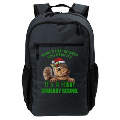 That Sound Funny Squeaky Sound Christmas Squirrel Daily Commute Backpack