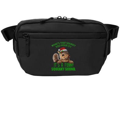 That Sound Funny Squeaky Sound Christmas Squirrel Crossbody Pack