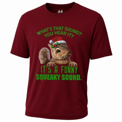 That Sound Funny Squeaky Sound Christmas Squirrel Performance Shirt