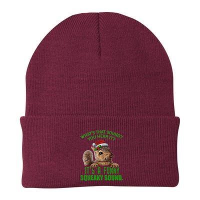 That Sound Funny Squeaky Sound Christmas Squirrel Beanie