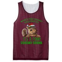 That Sound Funny Squeaky Sound Christmas Squirrel Mesh Reversible Basketball Jersey Tank