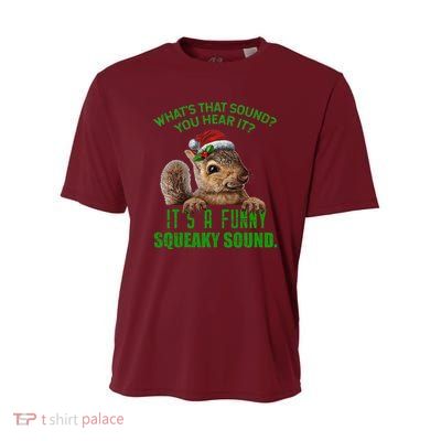 That Sound Funny Squeaky Sound Christmas Squirrel Youth Performance Sprint T-Shirt