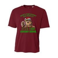 That Sound Funny Squeaky Sound Christmas Squirrel Youth Performance Sprint T-Shirt