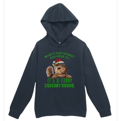 That Sound Funny Squeaky Sound Christmas Squirrel Urban Pullover Hoodie