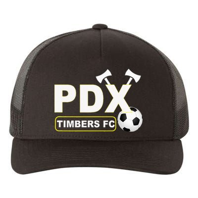 Timbers Soccer FC Yupoong Adult 5-Panel Trucker Hat