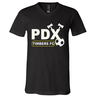 Timbers Soccer FC V-Neck T-Shirt