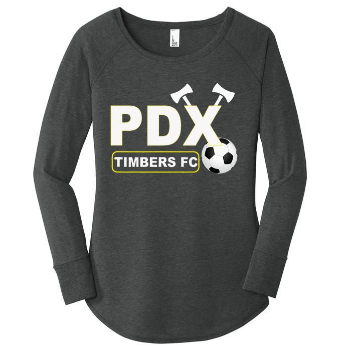 Timbers Soccer FC Women's Perfect Tri Tunic Long Sleeve Shirt