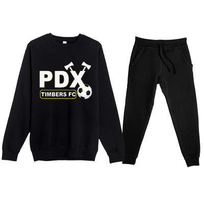 Timbers Soccer FC Premium Crewneck Sweatsuit Set