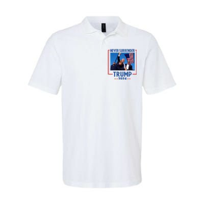 Trump Speech Fist In The Air Pennsylvania Trump 24 Never Surrender Trump Rushed Softstyle Adult Sport Polo