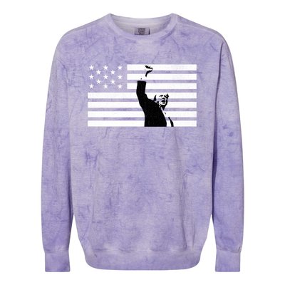 Trump Supporter Fight Merica Take It Back Election 2024 Gift Colorblast Crewneck Sweatshirt